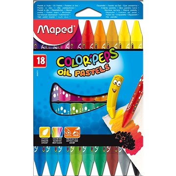 MAPED Color Peps Oil Pastels 18 barev
