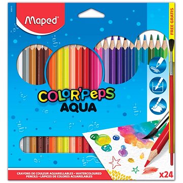 E-shop Buntstifte Maped Color Peps Aqua, 24 Farben