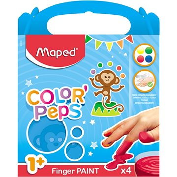E-shop Maped Color Peps Fingerfarben - 4 x 80 ml