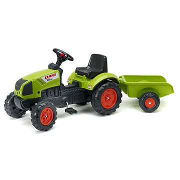 E-shop FALK Claas Arion 410 Spielzeugset Trettraktor mit Anhänger - Grün