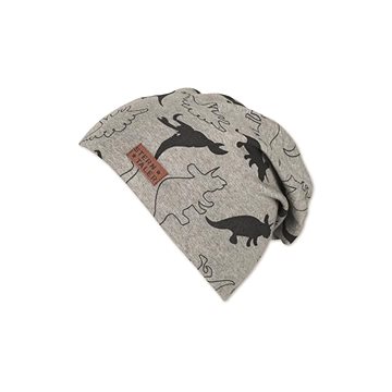 Sterntaler zimní, chlapecká, spadlá, šedá, černošedí dinosauři 4622103