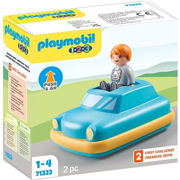 E-shop Playmobil 71323 1.2.3: Push & Go Auto