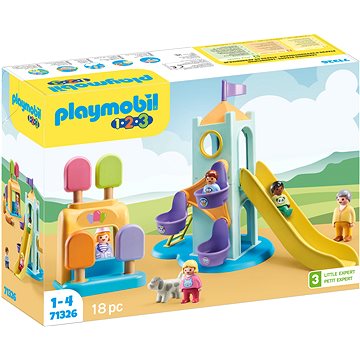 E-shop Playmobil 71326 1.2.3: Erlebnisturm mit Eisstand