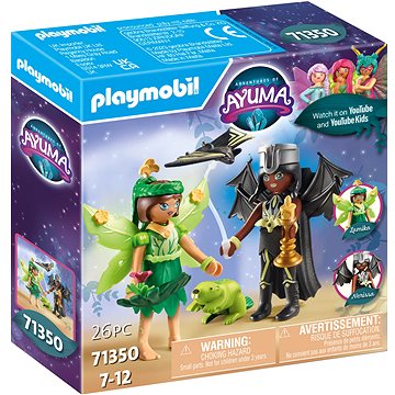 E-shop Playmobil 71350 Forest Fairy & Bat Fairy mit geheimnisvollen Tieren