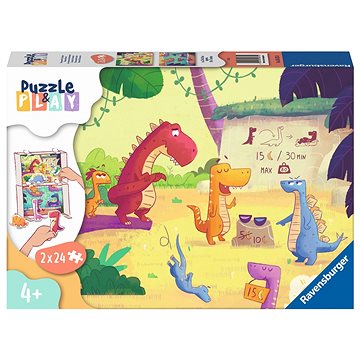 E-shop Puzzle & Play Dinosaurier 2x24 Teile