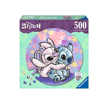 E-shop Kreisförmiges Puzzle: Disney: Stitch 500 Teile