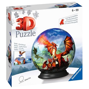 E-shop Puzzle-Ball Mystischer Drache 72 Teile