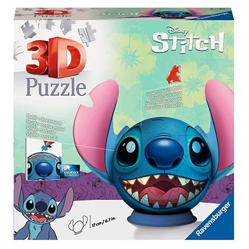 E-shop Puzzle-Ball Disney: Stitch mit Ohren 72 Teile
