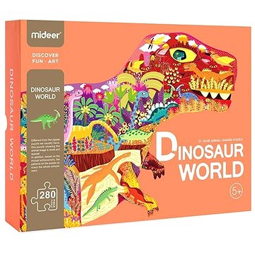 Mideer puzzle velkých zvířat - dinosauří svět