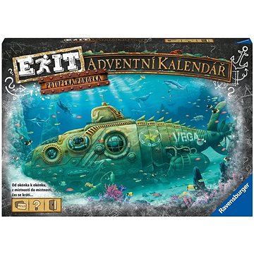 Ravensburger Kreativní a výtvarné hračky 200771 EXIT Adventní kalendář Ponorka CZ