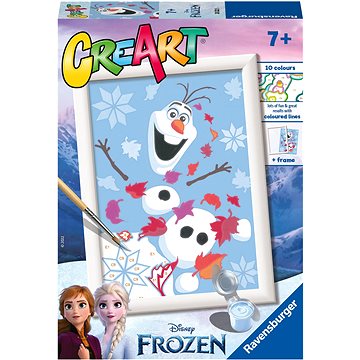 Ravensburger Kreativní a výtvarné hračky 202225 CreArt Disney: Ledové království: Rozesmátý Olaf