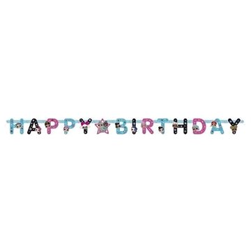 Girlanda narozeniny - happy birthday - lol surprise -182 cm