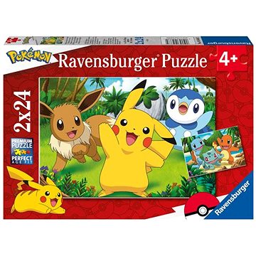 E-shop Ravensburger 056682 Pokémon - 2 x 24 Teile