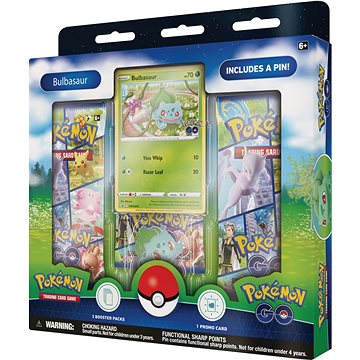 E-shop Pokémon TCG: Pokémon GO - Pin Box - Bulbasaur