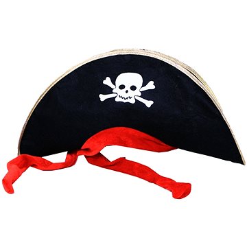 Klobouk kapitán pirát se stuhou dospělý