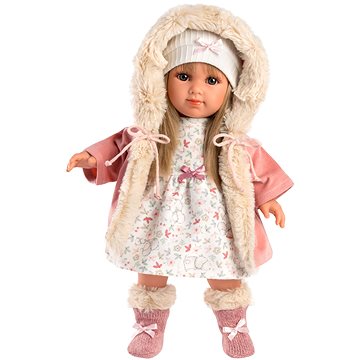 Llorens 53541 Elena - realistická panenka s měkkým látkovým tělem - 35 cm