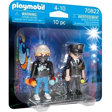Playmobil 70822 DuoPack Policista a sprejer