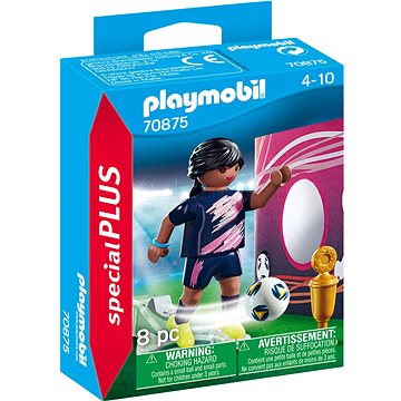 Playmobil 70875 Fotbalistka s brankou