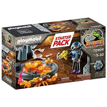 E-shop Playmobil 70909 Dino Rise - Starter Pack Kampf gegen den Feuerskorpion