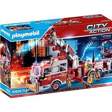 E-shop Playmobil 70935 City Action - Feuerwehr-Fahrzeug: US Tower Ladder