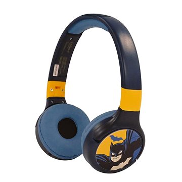 Lexibook Skládací bezdrátová Bluetooth sluchátka Batman