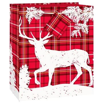 Vánoční dárková taška - Vánoce - 18 x 22,5 x 10 cm