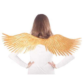 Křídla anděl zlatá - rozpětí 96 cm - Vánoce