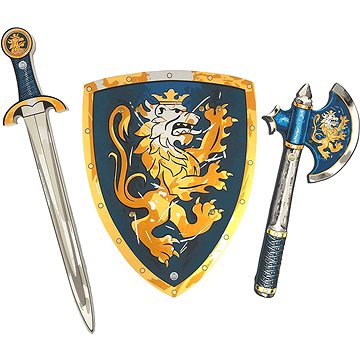 E-shop Liontouch Ritterset - blau - Schwert, Schild, Axt