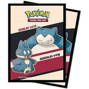 E-shop Pokémon UP: GS Snorlax Munchlax - Deck Protector Kartenabdeckungen 65 Stk.
