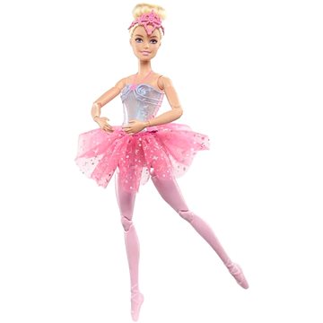 Barbie Svítící Magická Baletka S Růžovou Sukní