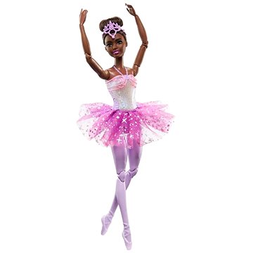 Barbie Svítící Magická Baletka S Fialovou Sukní