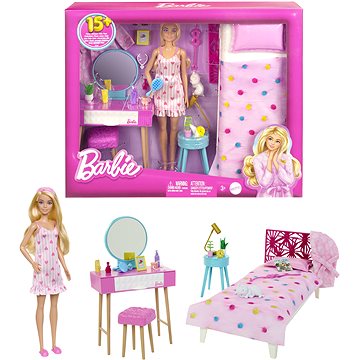 E-shop Barbie Schlafzimmer mit Puppe