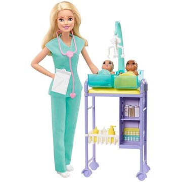 E-shop Barbie Berufsspiel Set mit Puppe - Kinderärztin