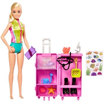 Barbie Mořská Bioložka Herní Set
