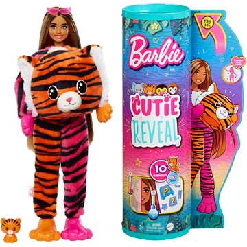 Barbie Cutie Reveal Barbie Džungle - Tygr
