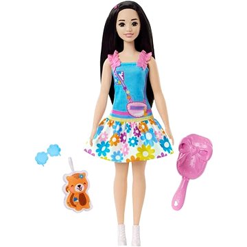 E-shop Barbie My First Barbie Doll - Schwarzhaarige mit Fuchs