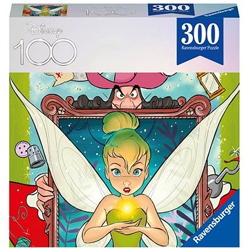 Ravensburger Puzzle 133727 Disney 100 Let: Víla Zvonilka 300 Dílků