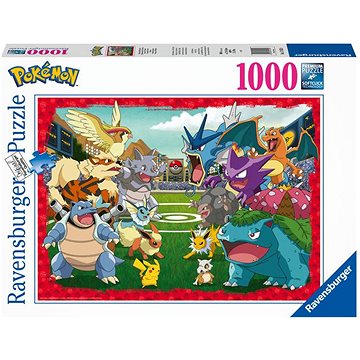 E-shop Ravensburger Puzzle 174539 Pokémon: Kräftevmessen - 1000 Teile