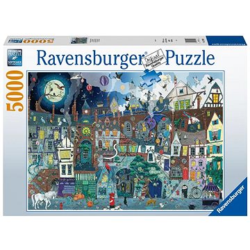 E-shop Ravensburger Puzzle 173990 Fantasy - Viktorianische Straße - 5000 Teile