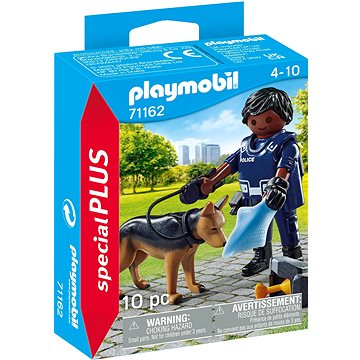 E-shop Playmobil 71162 Polizeibeamter mit Diensthund
