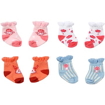 E-shop Baby Annabell Socken, weiß und rosa, 43 cm