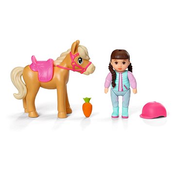 BABY born Minis Set mit Pferd und Puppe