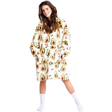 E-shop Cozy Noxxiez Avocado - wärmende TV-Decke für Jugendliche und Erwachsene