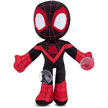 E-shop Spidey Miles Morales Spiderman Plüsch mit Saugnapf 23 cm