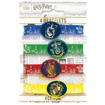 Unique Gumové náramky Harry Potter, 4 ks