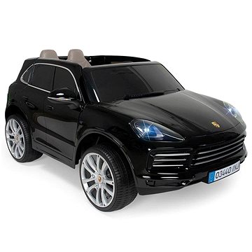 Injusa Dětské dvoumístné elektrické vozidlo 7192 Porsche Cayenne S 12V R/C černé