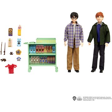 E-shop Harry Potter Puppen von Harry und Ron im Hogwarts Express