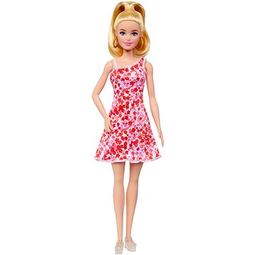 E-shop Barbie Modell - Rosa geblümtes Kleid