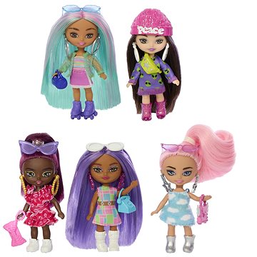 E-shop Barbie Extra Mini Minis Set mit 5 Puppen