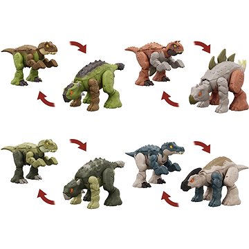 E-shop Jurassic World Dinosaurier mit Transformation 2 in 1